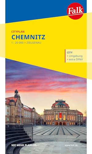 Falk Cityplan Chemnitz 1:20.000