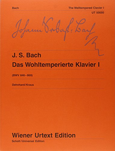 Das Wohltemperierte Klavier: Nach dem Autograf und Abschriften. Teil I und II kplt.. Klavier.: Edited from the autograph and manuscript. piano. (Wiener Urtext Edition)