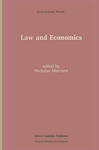 Law and Economics (Recent Economic Thought, Band 19)