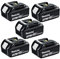 Makita BL1830 18 Volt 3Ah Lithium-Ion Battery, 18 V, Black, Small … Pack of 5
