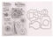 Flower Vase 1 Satz DIY Stanzschablonen Und Silikon Stempel Scrapbooking Stanzmaschine Schablonen Stanzformen Für DIY Scrapbooking Fotoalbum Dekor Karten
