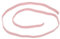 Trimming Shop 5 mm (1/5 Zoll) flaches Gummiband – Verstellbare, dehnbare elastische Schnur für DIY Nähen, Kunst & Handwerksprojekte, Reparatur Kleidung, Perückenherstellung, Rosa, 50 Meter