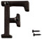 INCREWAY Cast Iron House Number, 7.5cm Black Home Address Letter Iron House Number Die Cast Letter Mailbox Letter (F)