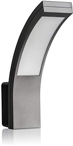 SEBSON LED Aussenleuchte Wandleuchte anthrazit 15W 1100lm, kaltweiß 5800K, IP65 Wandlampe für Außen, 250x176x65mm