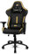 DRIFT GAMING DR350 - Silla Gaming Profesional, Polipiel, reposabrazos 4D, Ruedas silenciosas, pistón Clase 4, inclinación, cojín Lumbar y Cervical, Color Negro/Dorado
