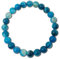 cotigo Armband aus Naturstein, elastisches Armband mit Natursteinperlen, verschiedene Halbedelsteine für Damen, Herren, Yoga, Geschenk, Einheitsgröße, Stein, Quarz