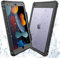 Guirble for iPad 9th 8th 7th Generation Waterproof Case, Full-Body Heavy Duty Shockproof Protective Cover Built-in Screen Protector with Strap Stand Pencil Holde for iPad 10.2 Inch