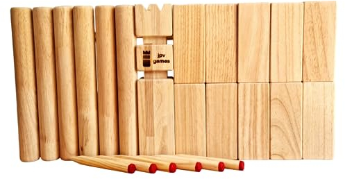 Kubb Spiel Gummibaum [Vergleichstest-Sieger] Turniergröße L - 5.5kg