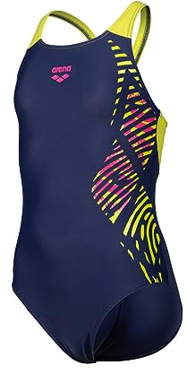 Arena Girl's Arena Vortex Swimsuit V Back Costume Intero Bambine e Ragazze (Pacco da 1)