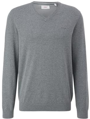 s.Oliver Herren 2143174 Pullover, 92W0 grau, XL