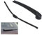 Heckscheibenwischerarm für A4 B8 2008-2013, Heckscheibe Scheibenwischer Arm & Blatt, Auto Heckwischerarm Wischerarm Wischerblatt