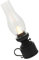 MAGICLULU Led-Kerosinlampe Vintage-Kerosinlampe Led-Licht Wiederaufladbare Laterne Für Zuhause Schlafzimmer Schwarze Schreibtischlampe LED Rustikale Öllampe Led-Nachtlicht