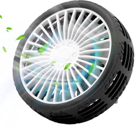 Goowafur Fan for Car, USB Air Vent Fans Clip, Portable Car Fan Electric Fan with Light Quiet 3 Speeds for Car/Vehicle SUV, RV