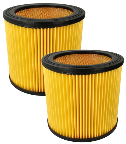 vhbw 2x Patronenfilter kompatibel mit Parkside PNTS 1500(A1/B1/B2) Absauganlage - HEPA Ersatz-Filter, 18,2 x 16,7 cm