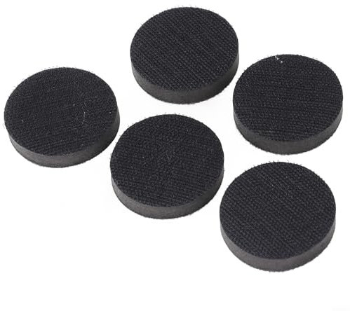 5 almohadillas neumáticas, almohadilla de interfaz de esponja suave, almohadilla de interfaz de lijadora orbital, almohadilla de espuma de interfaz de esponja para almohadillas de lijado (5 piezas de