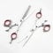 MOKLYF Haarschneideschere mit drehbarem Daumen, 6-Zoll-Titan-Fliegenschere, drehbare Daumenschere, rotierende Haarschere, Friseur-Fliegenschere, Friseurschere (Farbe: 6-Zoll-Set(