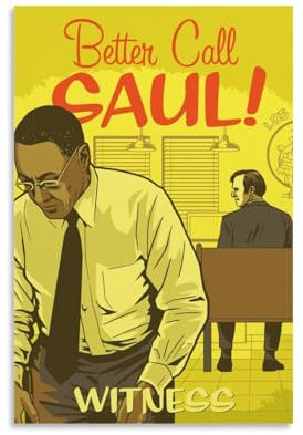 EGLOBICH Poster Better Call Saul, TV-Show, Wandkunst, dekoratives ästhetisches Leinwandposter, 20 x 30 cm, ungerahmt, besser rufen Saul TV-Show