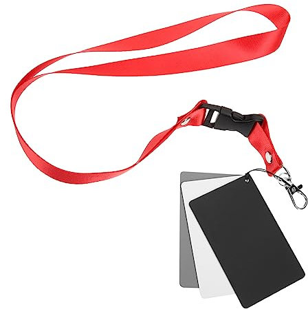 BELLIFFY 4stücke Tragbare Graukarten Für Fotografie Weißabgleich Und Belichtungsreferenzkarten Aus Leichtem Langlebigem Für Professionelle Anwendungen