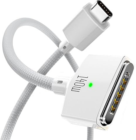 Quevati USB C auf für Mag 3 Ladekabel [2M/6.6FT], 140W PD Schnellladen Typ C auf Mag 3 Ladekabel für Mag 3 140/100/65 W PD