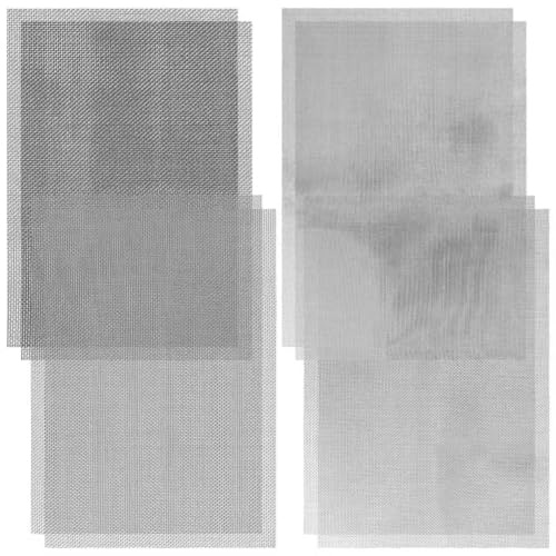 8 Pcs 304 Stainless Steel Wire Mesh Sheets 20 30 40 60 Mesh | Rodent Mesh A4 Professional Insect Rodent Control Mesh Pest Proofing for Cover Air Bricks and Air Vents (30 x 21cm)