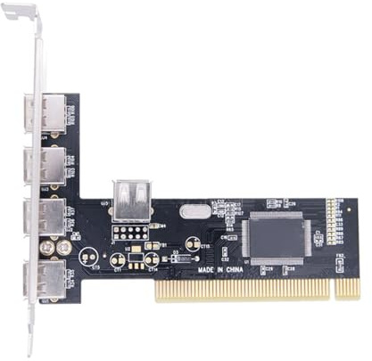 EMASDGEY 480 Mbit/s USB 2.0-Erweiterungskarte, 5 USB 2.0-Buchsen