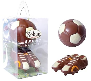 Rohan Chocolatier Sport Collection Schokolade Fußball und Schuhe, 10er Pack