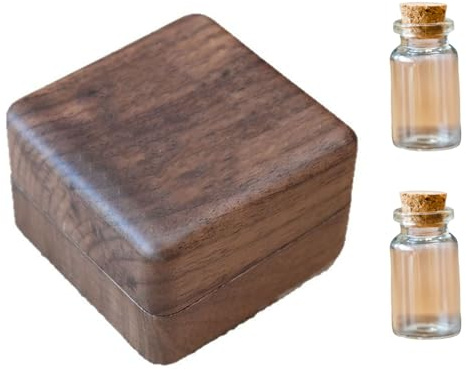Kangnice Tierhaar Andenken, Fell Gedenkbox mit Flaschenbehälter für Felle, Krallen, Zähne, Nägel, Aufbewahrung bei Verlust von Hunden, Katzen, Tierhaare und Zähne