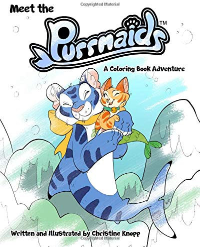 Meet the Purrmaids: A Coloring Book Adventure