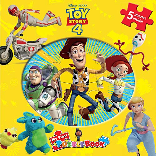 Disney / Pixar Toy Story 4 My First Puzzle Book - Jigsaw Puzzles for kids, 10-page board book, 5 puzzles to enjoy