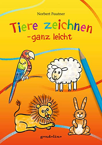 Tiere zeichnen - ganz leicht: Malbuch zum Zeichnen lernen für Kinder ab 4 Jahre