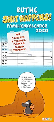 Ruthe - Shit happens! Familienkalender 2020