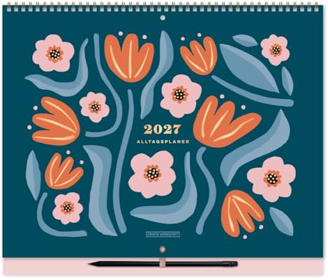 Alltagsplaner 2027 Colourful Seasons: Familienplaner