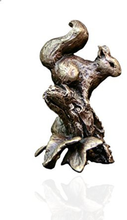 Rot Eichhörnchen – Bronze Miniatur-Figur – Butler & Peach.