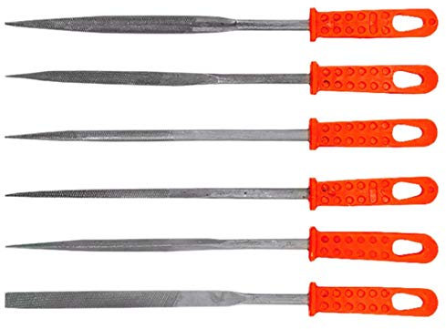 Set 6 Lime C/Griff aus Kunststoff Lima Klingen Sega Kette Eisen rund