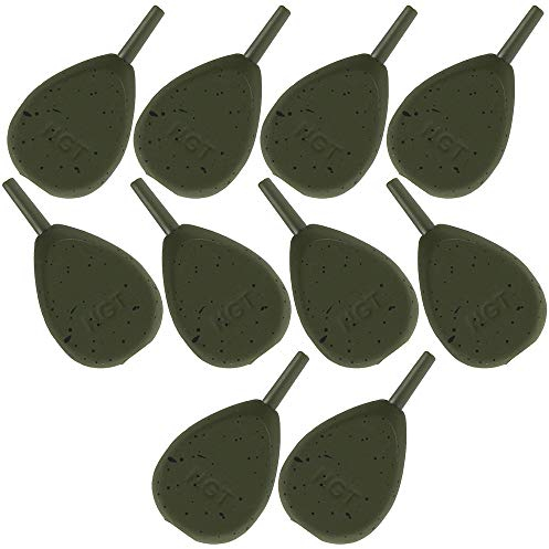 Carp-Corner 10 X Karpfen Fischen Gewichte 1,5 oz 2oz 2,5 unzen 3oz 3,5 oz Inline Style Alle Größen NGT - 2oz