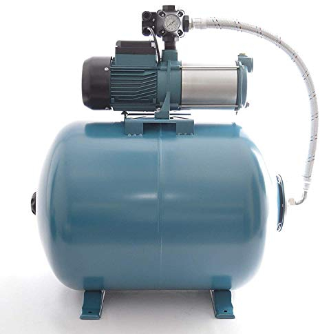 Hochwertiges Hauswasserwerk Pumpe 1100W, 1300W, Druckkessel 24-100L (24L - Pumpe 1300W)