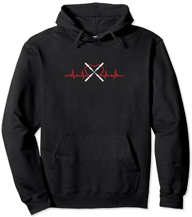 Jugger Herzschlag Jugg Q-Tip Schild Trendsport Geschenk Pullover Hoodie