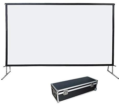 FOREST Projection Screen 200 Inch Portable Fast-Fold Quick Setup 16:9 HD 4K Front and Rear Screens - 442cm(W) x 249cm(H)