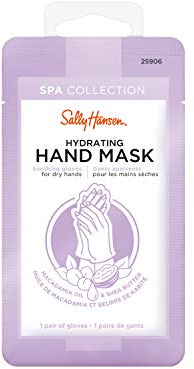 Sally Hansen Nail Treatment Spa Collection Hydrating Hand Mask | Soothing Gloves for Dry, Rough Hands | Infused with Vitamin E, Macadamia & Shea Butter