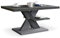 Viosimc Couchtisch, Moderner Wohnzimmertisch, Modern Möbel Wohnzimmer, Kaffeetisch, Sofatisch mit Großer Ablage, Beistelltisch für Tee und Kaffee – Coffee Table for Living Room - Stahl & Grau