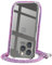 CAROKI Crossbody Case for iPhone 12 Pro Max, Necklace Mobile Phone Cover with Cord Strap,Clear Transparent TPU Soft iPhone 12 Pro Max Cover Holder with Neck Cord Lanyard Strap-Unicorn