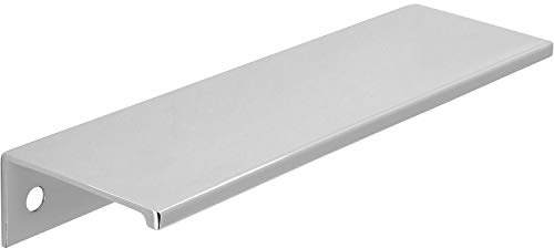 Siro Griffleiste Crevan LA 128 mm Möbelgriff Länge 145 mm, Alu verchromt poliert