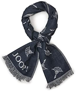 Joop! Herren Schal Feris weiß/marine One Size