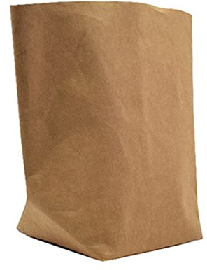 Jalach Dekorativer Papierkorb Übertopf Korb Aufbewahrungskorb aus waschbarem Papier Kraftpapier Deko-Box für Küche, Garten, Pflanzen, Arbeitszimmer, Büro (13 * 13 * 23cm, Hellbraun)