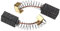 vhbw 2x Balais de charbon pour moteur 6 x 8 x 14mm compatible avec Kress HM 22-2 E outil électrique, marteau piqueur, scie circulaire, défonceuse