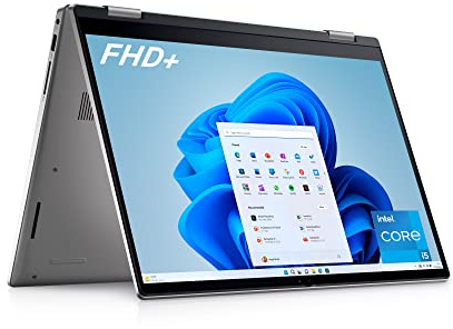 Dell Inspiron 14 7420 2-in-1 Laptop, 12th Ge Intel Core i5-1235U, 14 Inch FHD+ Touchscreen, 8GB RAM, 512GB SSD, Backlit Keyboard, Fingerprint Reader, Win 11H (Platinum Silver)