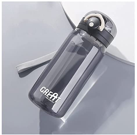 Botella Agua Botella de Agua Taza Termo Portátil Simple para Exteriores, Taza De Plástico Transparente, Taza Portátil para Beber, Botella Deportiva Garrafa Agua Botellas de Agua