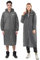 2 Stück Regenponcho,Wiederverwendbarer, Tragbarer Unisex-Regencape für Survive, Fahrrad, Wandern, Camping, Ausflug, Angeln, Konzert, Stadion, Festival (Grau)