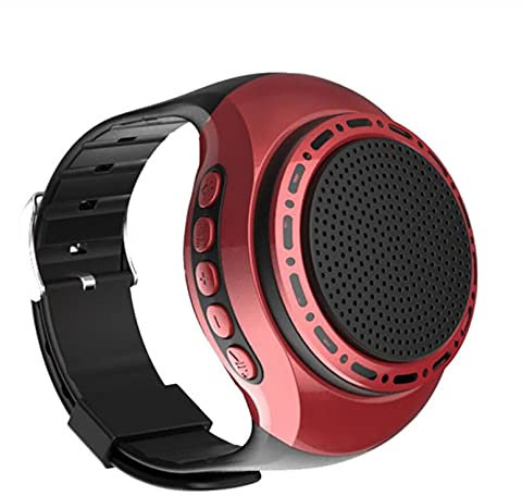 THLMT For U6 Smart Bracelet Watch with Radio FM Portable Fitness Tracker Watch FM Smart Wristband Bluetooth Smartband with 32GB Memory Card Heart Rate Watch Smart Watches Monitor (red)