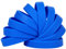 LVNRIDS 100 Stück Silikon Armbänder Gummi Armband freundschaftsarmband Kinder Jugend, 7 Zoll Länge Großhandel Sport Gummi elastische Armbänder Bulk Geschenke für Lehrer liefert Party Dekorationen Blau